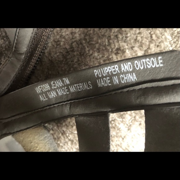 Rampage Jeana gray gladiator heel sandals - Picture 11 of 12